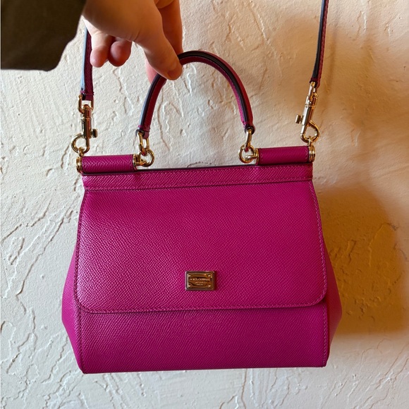 Dolce & Gabbana Handbags - *ONE WEEK ONLY* NWT Dolce and Gabbana Medium Sicily Handbag Fuchsia